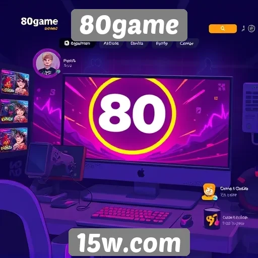 Análise da interface do usuário do site 80game
